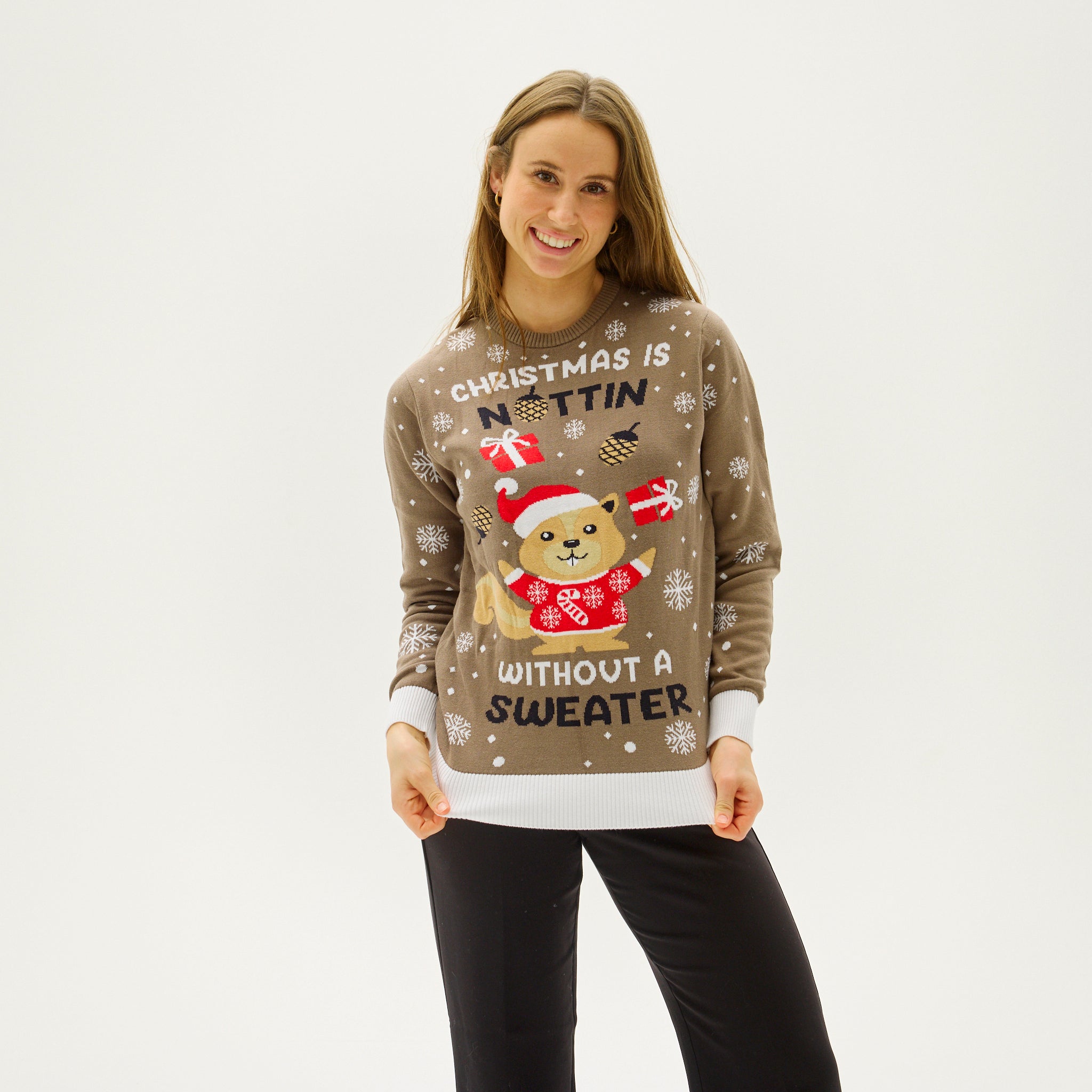 Christmas Is Nuttin Without A Sweater - Femme